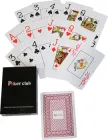 Карти гральні покерні пластикові Duke Poker Club 54 карти 87x62 мм Червоні (DN26238Red)
