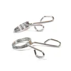 Пружинні замки для олімпійського грифа EasyFit Silver (пара) (на стійку під диски-диски 50 мм) EF-Z50MM