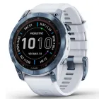Спортивні годинники GARMIN Fenix 7 Sapphire Solar Mineral Blue DLC Titanium with Whitestone Band - Відкрита упаковка