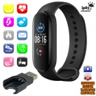 Фітнес-браслет спортивний смарт-трекер Smart Band M7 спортивний годинник для тренувань із пульсометром і тонометром