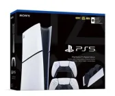Sony PlayStation 5 Slim Digital Edition + DualSense (White) + Charging Station