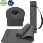 Килимок для йоги та фітнесу TECOFIT TPE 183x 61 x 0.6 см Black (TOP18074471/1)
