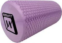 Масажний ролик-валик для МФР та йоги EasyFit Foam Roller 30 см ролер-масажер для спини, ніг, рук та шиї EF-2024-V Бузковий (56001901)