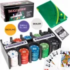 Покерний набір у металевій коробці-200 фішок "Texas Holdem Poker Set"23539