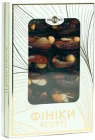 Цукерки фруктово-горіхові Пригощайся Фініки Асорті без цукру 150 г (4820022713551)