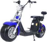 Електроскутер ROODER Citycoco Long 1500W 60V12Ah Чорний/Синій (r804d/1500Bl)