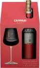 Подарунковий набір Campari 0.7 л 25% + келих (4820180020300)