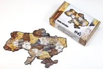 Дерев'яний пазл PuzzleOK Карта України (PuzA4-01220)