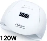 Лампа для манікюру Nail Lamp SUN X Plus 120W для покриття нігтів гель лаком, гелем UV/LED White