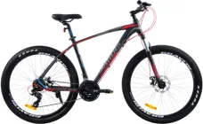 Велосипед Ardis 27.5" 19" МТВ AL Dallas Чорно-червоний (0288-19-Ч)