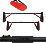 Турнік розсувний Cornix Elite+ 110-140 см Black/Red (XR-0295)