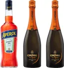 Аперитив Aperol Aperitivo 1 л 11% (8002230000012) + Вино ігристе Cinzano To Spritz біле сухе 0.75 л 11.5% 2 шт (8000020107057)