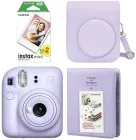 Набір Fujifilm INSTAX Mini 12 Lilac Purple фіолетова фотокамера миттєвого друку / картриджі 20 фото / чохол / альбом 64 фото