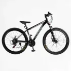 Велосипед Спортивний 27,5 дюймів Corso LEGEND LG-754 обладнання Shimano алюмінієва рама 15,5 дюймів 21 швидкість. Black (138281)