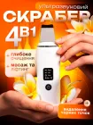 Ультразвуковий скрабер для обличчя уз омолодження й чищення шкіри ліфтингу фонофорезу портативний побутовий Brillix skin scrubber С3 ультразвукові скін скрабери