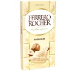 Шоколад Ferrero Rocher білий з горіховою начинкою та подрібненими лісовими горіхами 90 г (8000500359884)