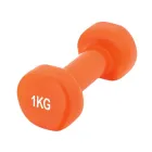 Гантель вінілова PowerPlay 4125 Achilles 1 кг помаранчева 1 шт (PP_4125_1kg)