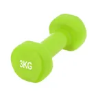 Гантель вінілова PowerPlay 4125 Achilles 3 кг зелена 1 шт (PP_4125_3kg)