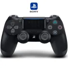 Геймпад PS4 бездротовий DualShock 4 джойстик Bluetooth акумуляторний контролер для ігор консолі смартфона планшета сумісний з ПК смартфоном Android iOS iPad V2 Sony wireless USB зарядка портативний ігровий ергономічний тригерний оригінал pro чорний