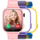 Дитячий смарт-годинник Jetix G100 Pink / Purple / Yellow-Blue (G100-RA)