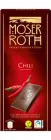 Шоколад чорний зі смаком перцю чілі Moser Roth Chili темний з перцем 125 г