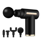 Масажер ручний перкусійний Mini Massager Gun із вбудованим екраном, акумуляторний, портативний