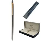 Ручка кулькова Parker JOTTER Stainless Steel GT BP у футлярі MR з чохлом (16 032 a)