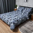 Комплект постільної білизни Moon&Star Бязь Gold Люкс «Feline Fun» Полуторний 143х210 наволочки 2х50х70 (MS-820006316)