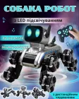 Робот дитячий собака трюкова акумуляторна іграшка для дітей з LED підсвічуванням