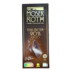 Шоколадка Moser Roth чорний шоколад 90% 125г