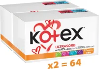 Набір Гігієнічних тампонів Kotex UltraSorb Normal 32 шт х 2 пачки (5029053035741_1)
