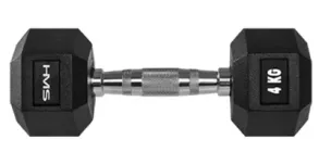 Гантель HMS HEX PRO 4 кг Black (5907695518047)
