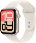 Смарт-годинник Apple Watch SE 3 (2025) GPS 40mm Starlight Aluminium Case with Starlight Sport Band - S/M (MEH34RK/A)