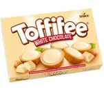 Цукерки Toffifee з білого шоколаду з карамеллю і цілим фундуком 125 г. (4014400932959)