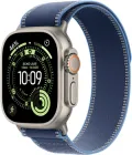 Смарт-годинник Apple Watch Ultra 3 GPS + Cellular 49mm Natural Titanium Case with Blue/Bright Blue Trail Loop - M/L (MEWU4QP/A)
