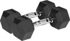 Гантелі чавунні Rebel Active гумовані HEX 2x4 кг RBA-2325-04 (5901890111829)