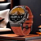 Смарт Годинник T REX 3 GPS, 5ATM, з компасом, барометром, екран 1,43" HD AMOLED Тактичний Коричневий браслет
