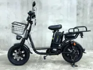 Електровелосипед EVOBIKE Booster PRO Cargo 1200W 60V 30Ah чорний, з амортизацією, системою PAS та вантажним сидінням