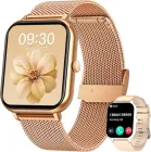 Smart Watch Lady Gold для жінок із фітнес-трекером, пульсометром і 2 ремінці в комплекті