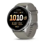 Смарт-годинник GARMIN Venu 4 45 mm Silver with Silver Gray Silicone Band (010-03014-01)