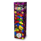 Розвиваюча настільна гра EXTREME COLOR TOWER дженга вежа кольорова, G-ECT-01U