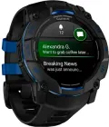 Смарт-годинник Garmin Instinct 3 50mm AMOLED Black with Bolt Blue Accents (010-03020-03)