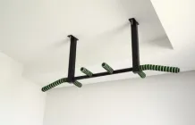 Турнік Стельовий із широким хватом HomeGym (до 200 кг, 100 см) для дому багатохватний (вузький/середній) сталевий