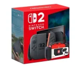 Ігрова консоль Nintendo Switch 2 Black + Чохол Deluxe Travel Case (Black) + Захисне скло