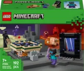 Конструктор LEGO Minecraft Подорож через портал Нетера і Краю 192 елементи (21584)