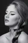 Чокер Bijoux Pour Toi Black штучна шкіра 39 см Чорний
