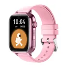 Дитячий розумний смарт годинник-телефон з відеодзвінком GPS Wonlex KT34 Android 8.1, годинник для дітей з прослуховуванням і GPS, рожевий (KT34Р)