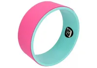 Колесо для йоги та фітнесу EasyFit yoga wheel TPE EF-1824-PiM 33 см ,Рожевий,м'ятний