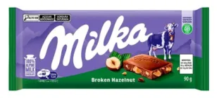 Шоколад Milka Hazelnut Milk Chocolate Bar 90г