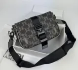 Чоловіча Сумка-Месенджер Karl Lagerfeld Monogram Сірий